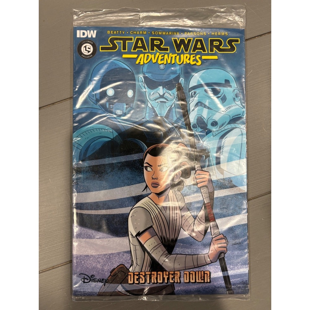 Star Wars Adventures Destroyer Down Comic IDW Lovatcrate Exclusive Rey‎